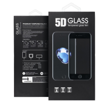 OEM 5D Full Glue edzett üveg - Samsung Galaxy A14 4G / A14 5G fekete tok és táska