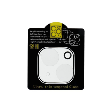 OEM 5D Full Glue kamera edzett üveg - iPhone 13 / 13 Mini átlátszó mobiltelefon kellék