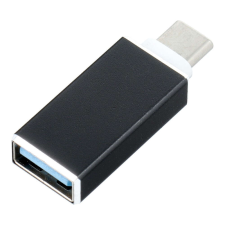 OEM Adapter, átalakító, OTG, USB -&amp;gt; Type-C 3.0, fekete kábel és adapter