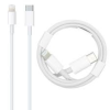 OEM Adatkábel, töltőkábel, iPhone 8pin, lightning - Type-C, fehér 2A 1m, C973