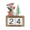 OEM Adventi kalendár rénszarvassal 10*4*14cm