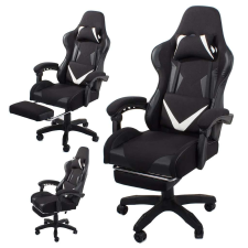 OEM Állítható, kényelmes számítógépes gamer szék, 63x63x118/216 cm, fekete forgószék