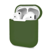 OEM Apple Airpods 1 / 2 szilikon tok éjzöld