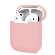 OEM Apple Airpods 1 / 2 szilikon tok púder audió kellék