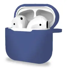 OEM Apple Airpods 3 szilikon tok sötétkék fülhallgató, fejhallgató tok