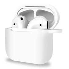 OEM Apple Airpods 4 szilikon tok fehér fülhallgató, fejhallgató tok