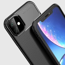 OEM Apple Iphone 13 Mini erősített szilikon tok Carbon Elite fekete tok és táska