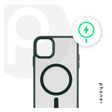 OEM Apple iPhone 14 Pro Hybrid Mag MagSafe kemény hátlap tok méregzöld tok és táska