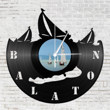 OEM Bakelit óra Balaton vitorlázóval falióra
