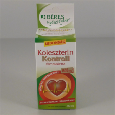 OEM Béres koleszterin kontroll 1500 mg filmtabletta 60 db vitamin és táplálékkiegészítő