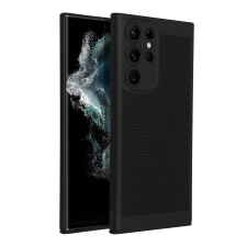 OEM BREEZY tok SAMSUNG S22 Ultra fekete tok és táska