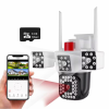 OEM Camera de Supraveghere 5 in 1 Guardio, 4G & Port LAN, Full HD, Exterior/Interior, Audio Bidirectional, Alarma Sonora, Senzor Miscare, Rotire 360° FARA UNGHIURI MOARTE, Viziune Nocturna cu Inf