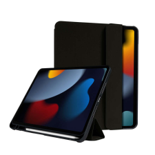 OEM Crong FlexFolio - tok iPad 10.2 &quot;(2021-2019) ceruza tartóval (fekete) tablet tok