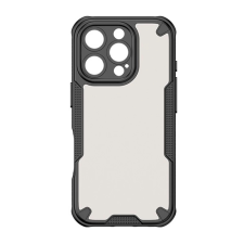 OEM Defender szilikon telefonvédő (ütésállóság. légpárnás sarok. akril hátlap. kameravédő) FEKETE tok és táska