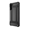 OEM Defender szilikon telefonvédő (ütésállóság. légpárnás sarok. fémhatás) FEKETE