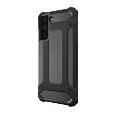 OEM Defender szilikon telefonvédő (ütésállóság. légpárnás sarok. fémhatás) FEKETE tok és táska