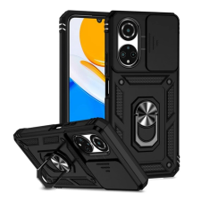 OEM Defender szilikon telefonvédő (ütésállóság. tartógyűrű. kameravédő) FEKETE tok és táska