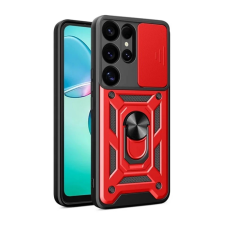 OEM Defender szilikon telefonvédő (ütésállóság. tartógyűrű. kameravédő) PIROS tok és táska