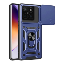 OEM Defender szilikon telefonvédő (ütésállóság. tartógyűrű. kameravédő) SÖTÉTKÉK tok és táska