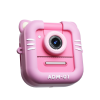 OEM Digitális kamera és instant fényképező gyerekeknek, 180°-ban forgatható lencse, 2,4″ IPS kijelző, pink
