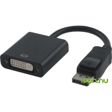 OEM DisplayPort DVI-I Átalakító Fekete 15cm 12.99.3133 kábel és adapter
