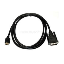 OEM DVI-D -> HDMI M/M video jelkábel 5m fekete (XDVIKABDVIHDMI5) kábel és adapter