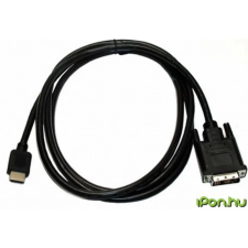 OEM DVI-D HDMI Átalakító Fekete 5m XDVIKABDVIHDMI5 kábel és adapter