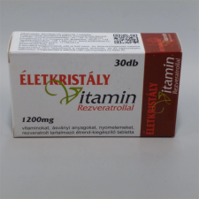OEM Életkristály multivitamin rezveratrollal+q10 30 db vitamin és táplálékkiegészítő