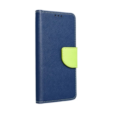 OEM Fancy Apple iPhone 15 Pro Max flip tok kék/lime tok és táska