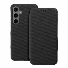 OEM FOLIO SIDE MAGNET kinyitható tok Motorola Moto G55 - fekete tok és táska