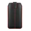 OEM Forcell Pocket fekete műbőr ultra vékony beledugós tok iPhone 3G/4/4S/S5830 Galaxy Ace/S5660 Galaxy Gio/HTC Desire S
