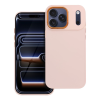 OEM FRAME tok iPhone 17 Pro Max - púderrózsaszín