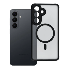 OEM Full Matte Mag Cover tok Samsung S26 PLUS Magsafe kompatibilis fekete tok és táska