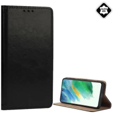 OEM Gigapack oldalra nyitható bőrtok Samsung Galaxy A16 4G fekete tok és táska