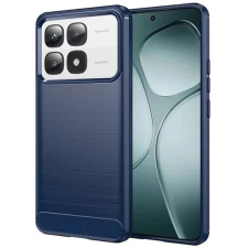 OEM Gigapack szilikon tok szálcsiszolt karbon minta Xiaomi 14T Pro sötétkék tok és táska