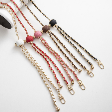 OEM GLAMOUR nyakbaakasztó pánt - fehér tok és táska