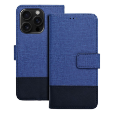 OEM GOMMA könyvtok iPhone 16 Pro - kék tok és táska
