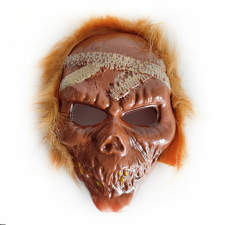 OEM Halloween mocsári Zombie maszk hajjal jelmez