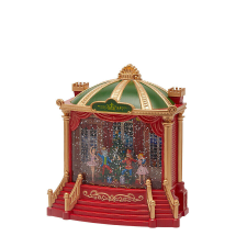 OEM Havazó, zenélő színház 23x22x10cm karácsonyi dekoráció