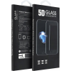 OEM Honor 80 Pro / 90 Pro Előlapi Üvegfólia, Edzett, Hajlított, Fekete Keret, 9H, 5D Full Glue ( )