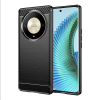 OEM Honor Magic6 Lite 5G szilikon tok, hátlaptok, telefon tok, karbon mintás, fekete, Carbon case