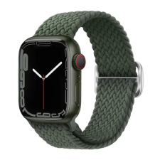 OEM Hook Apple Watch csatos fonott szövet szíj 38/40/41mm fenyő okosóra kellék
