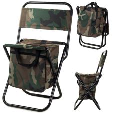 OEM horgászszék és összecsukható táska, camo színben horgászszék, ágy