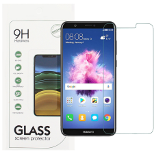 OEM Huawei P Smart üvegfólia, tempered glass, előlapi, edzett, 9H, 0.3mm mobiltelefon kellék