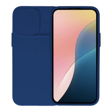 OEM iPhone 11 GIGAPACK szilikon telefonvédő matt, kameravédő, SÖTÉTKÉK tok és táska