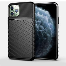 OEM iPhone 11 Pro szilikon tok, hátlap tok, ütésálló, fekete, Thunder tok és táska