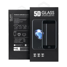 OEM iPhone 12 Pro Max üvegfólia, tempered glass, előlapi, 5D, edzett, hajlított, betekintés védelemmel, fekete kerettel mobiltelefon kellék