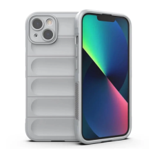 OEM iPhone 13 GIGAPACK szilikon telefonvédő ütésállóság, 3D, VILÁGOSSZÜRKE tok és táska