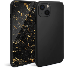 OEM iPhone 13 Mini szilikon tok, hátlaptok, telefon tok, matt, fekete, kamera védelemmel tok és táska