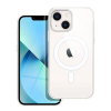 OEM iPhone 13 Mini szilikon tok, hátlaptok, TPU telefon tok, MagSafe kompatibilis, átlátszó